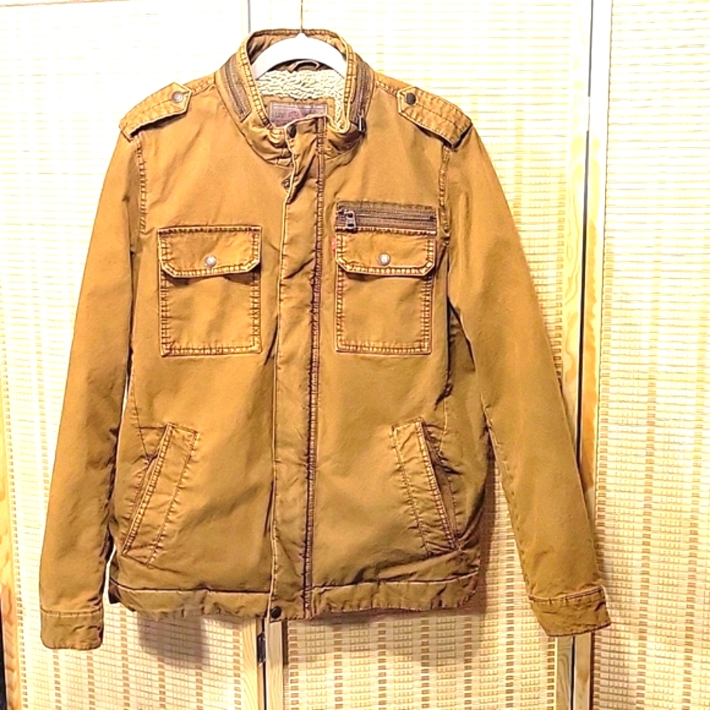 Levi's Tan Military Field Jacket